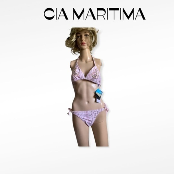 CIA MARITIMA BIKINI SWIM SUIT TOP AND BOTTOMS - Picture 1 of 8
